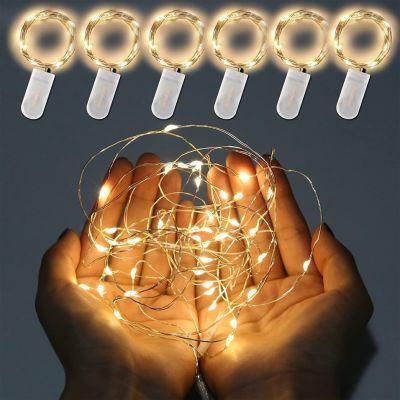 Fairy Lights Battery Operated, Waterproof Fairy String Lights Silver Wire Firefly Starry Lights