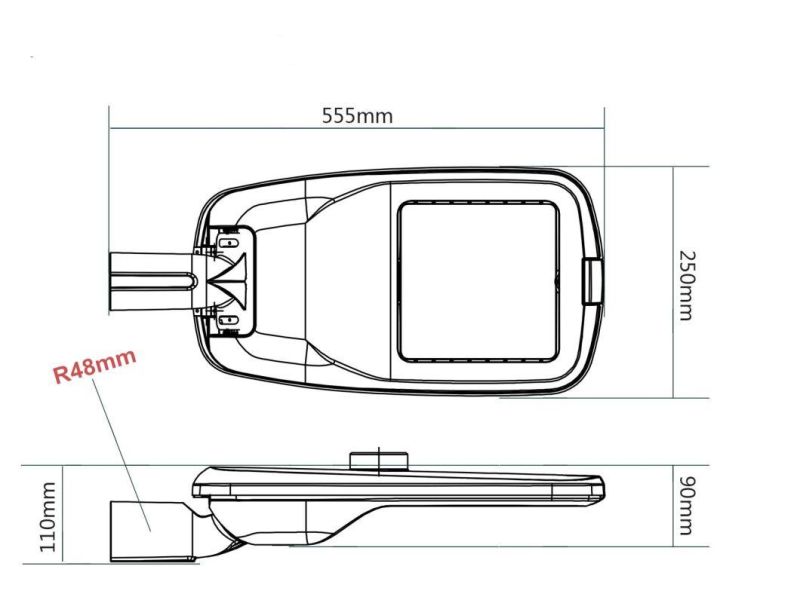 Outdoor Adjustable Cheap Solar 70W 80W 90W 100W LED Street Light with TUV ENEC Ce& RoHS SAA CB Approval