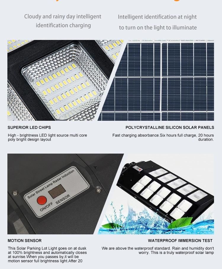 50W 100W 150W Aluminium Commercial Mini LED Solar Street Light