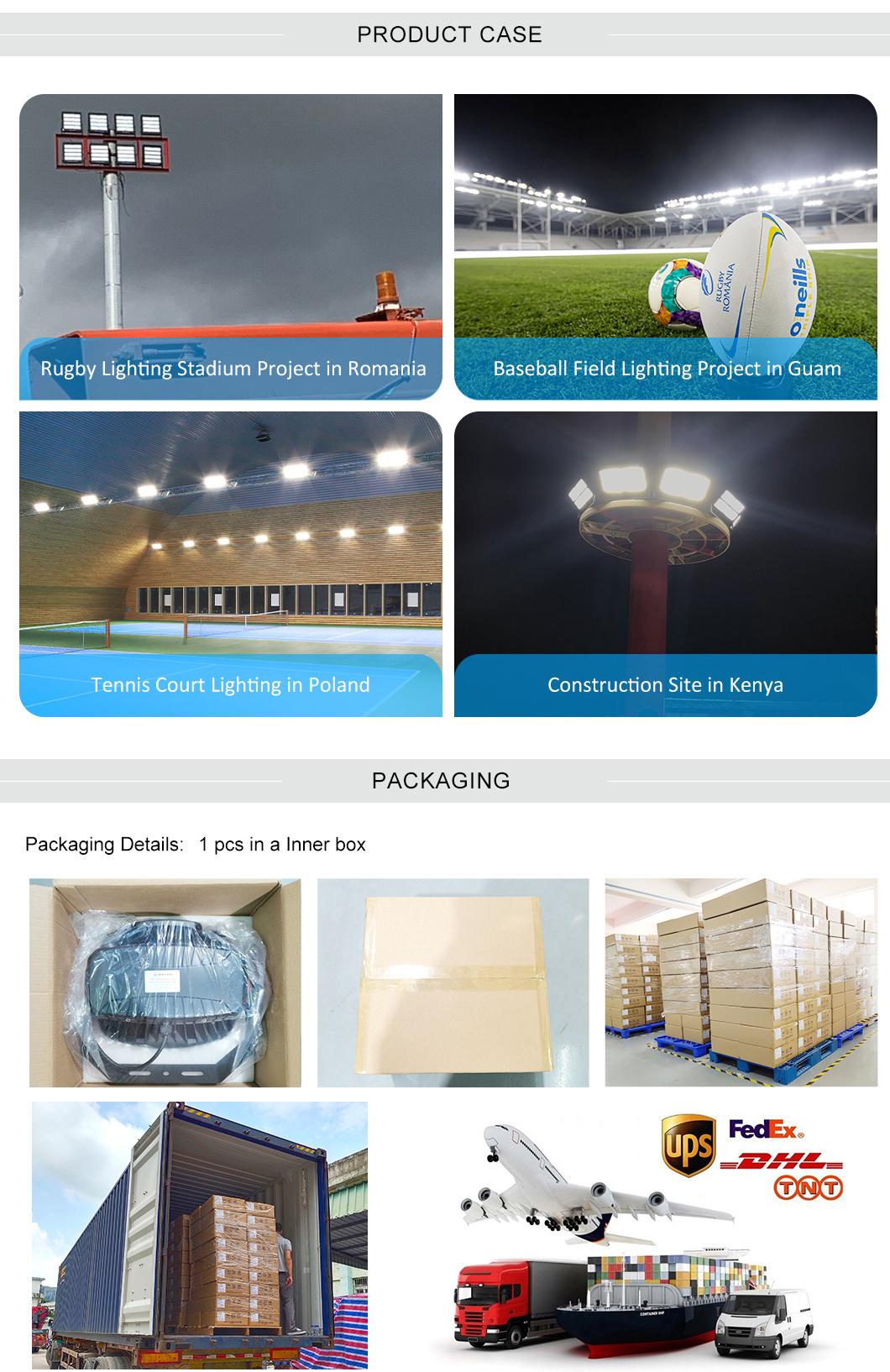 High Power 150lm/W High Lumens IP66 Waterproof ETL Football Stadium Light