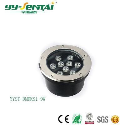 Factory Good Quality 9 LED Underground Light RGB IP68 LED Floor Light