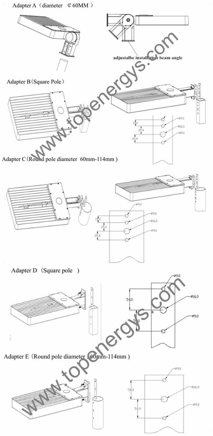 LED Parking Area Lamp Floodlight 200W Street Light Parking Lot Shoebox