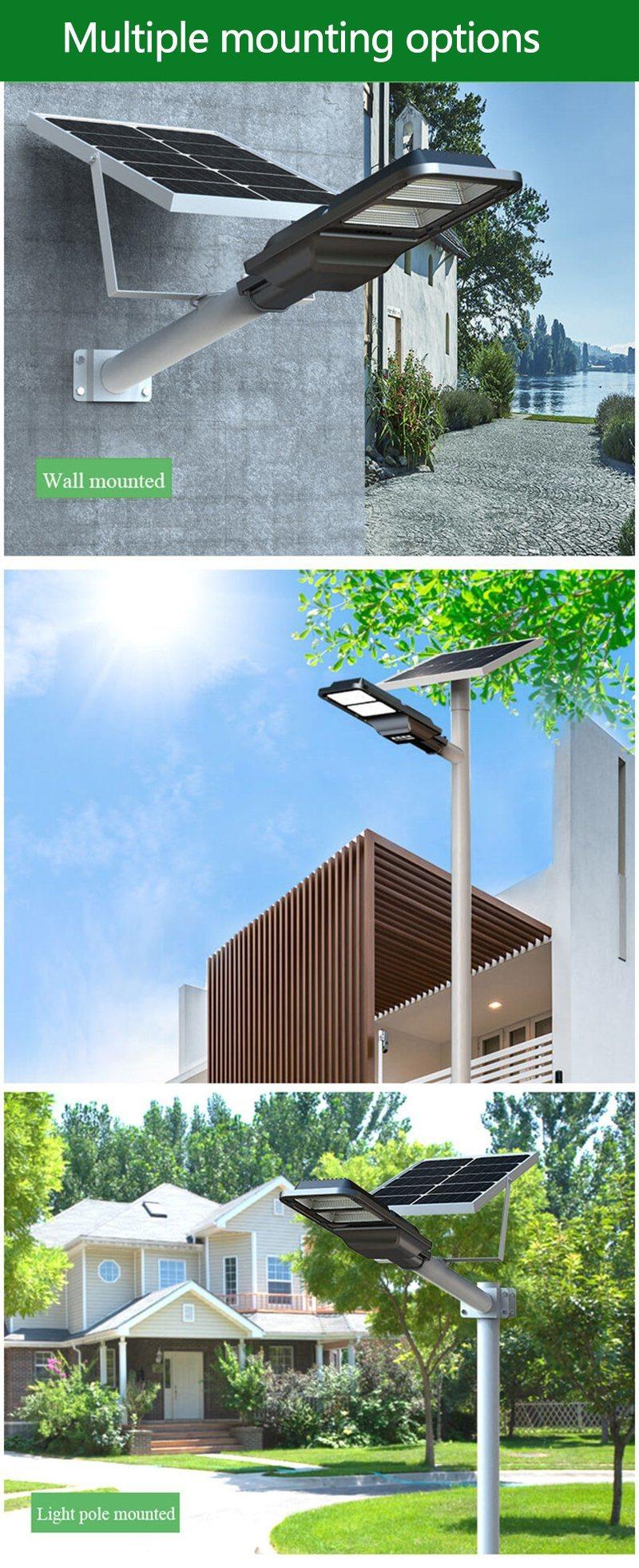 100W Outdoor Solar Street Lamp Waterproof Solar Powered LED Street Light