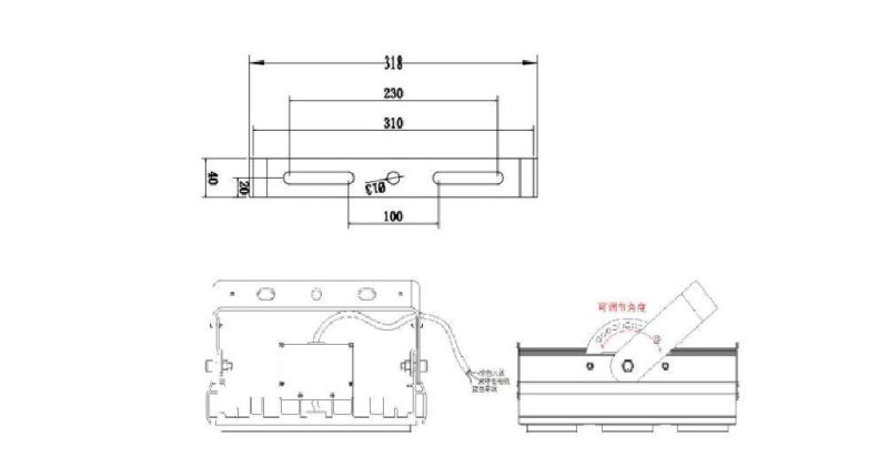 CRI>70 IP65 Outdoor Industrial LED Flood Highbay High Power 50W 100W 150W 200W 250W 300W Tunnel Light for Playground Sqare Large Warehouse