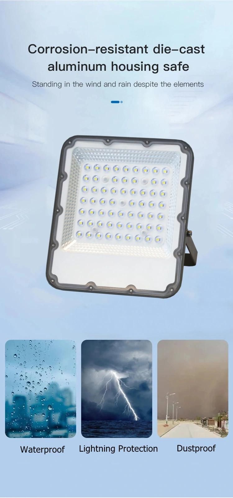 High Brightness SMD2835 Isolated AC100-265V 50W LED Flood Lighting for Garden Courtyard