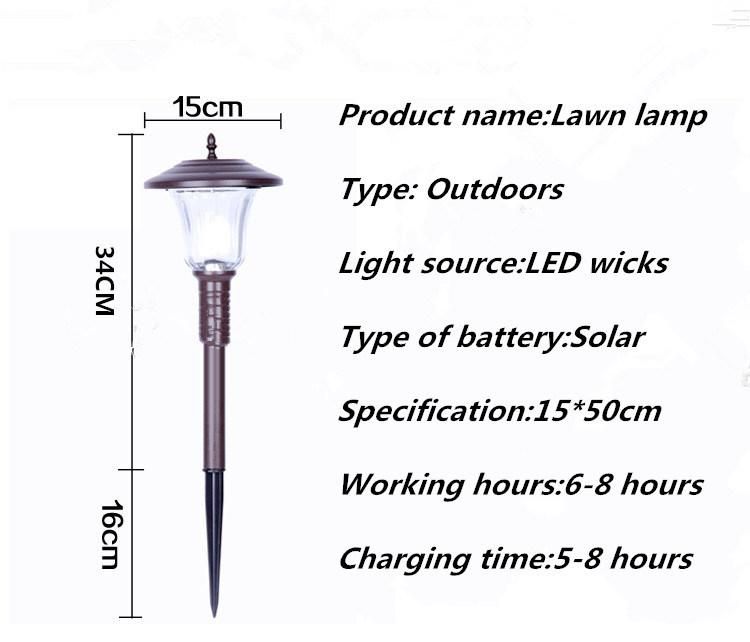 Decorative Outdoor Garden Lights Solar LED Garden Light with Cheapest Price for Pathway