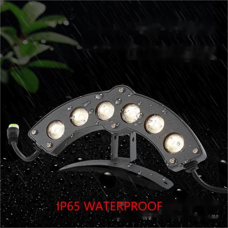 6W Corrugated Lamp-Outdoor Decoration Light-Home Roof Material-Glazed Roof Tiles Light