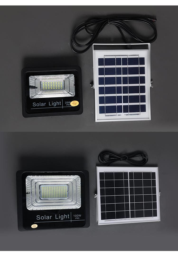 Bspro High Quality Competitive Price Solar Flood Light Energy Saving LED Solar Panel Flood Light