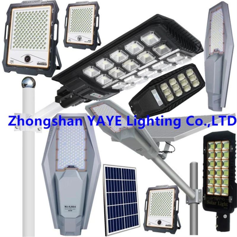 Yaye Solar Manufacturer Factory 1000W/800W/600W/500W/400W/300W/200W/150W/100W LED Outdoor Street All in One Camera COB Wall Flood Garden Road Light Distributor