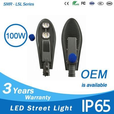 Wholesale 100W Outdoor IP65 Bridgelux COB LED Street Light Manufacturers