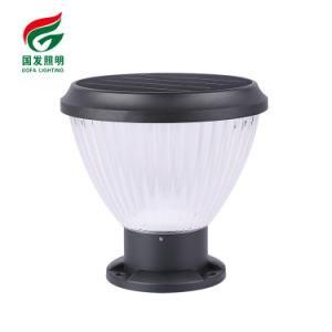 New Design Modern Monocrystalline Silicon Cast Aluminum Garden Landscape IP67 LED Pillar Lamp Outdoor Solar Outdoor Garden Light