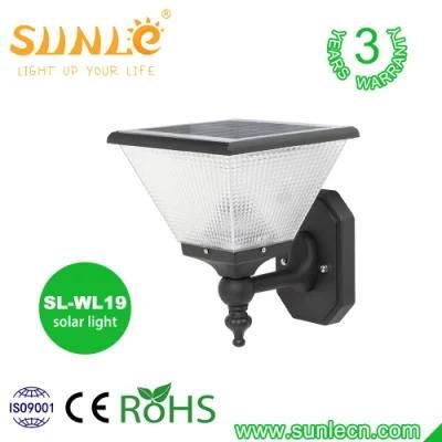 3W Outdoor IP65 Garden Lantern CE Solar LED Wall Light