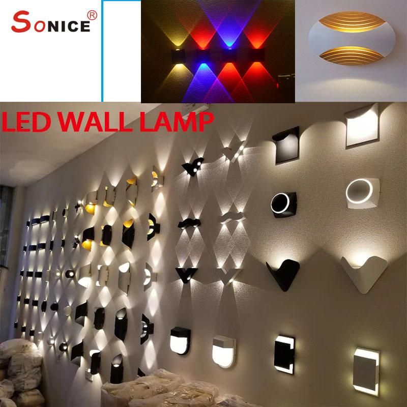 High Luminous Interior and Exterior Die Casting Aluminium LED SMD Smart Wall Lights
