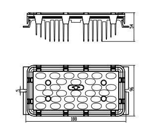 IP68 Warm White LED Module SMD Module Light