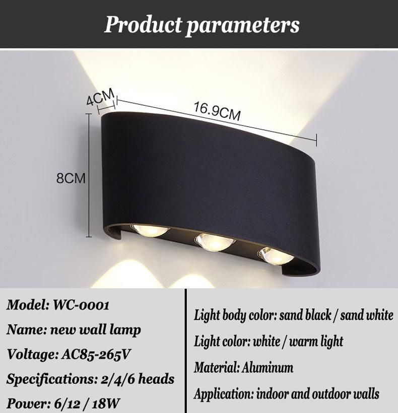 Modern Creative Plug in Wall Sconce Fashion Waterproof LED Wall Light Outdoor (WH-HR-42)