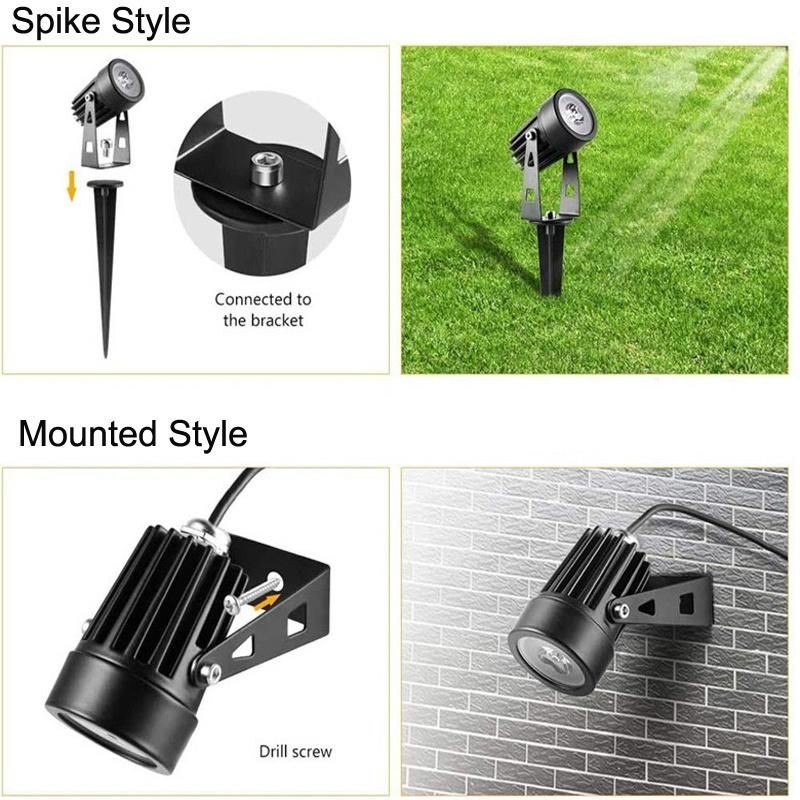 Hot Sale 3W 5W LED Garden Tree Light Spot Outdoor Lighting Lawn Spike Lamp Waterproof IP65