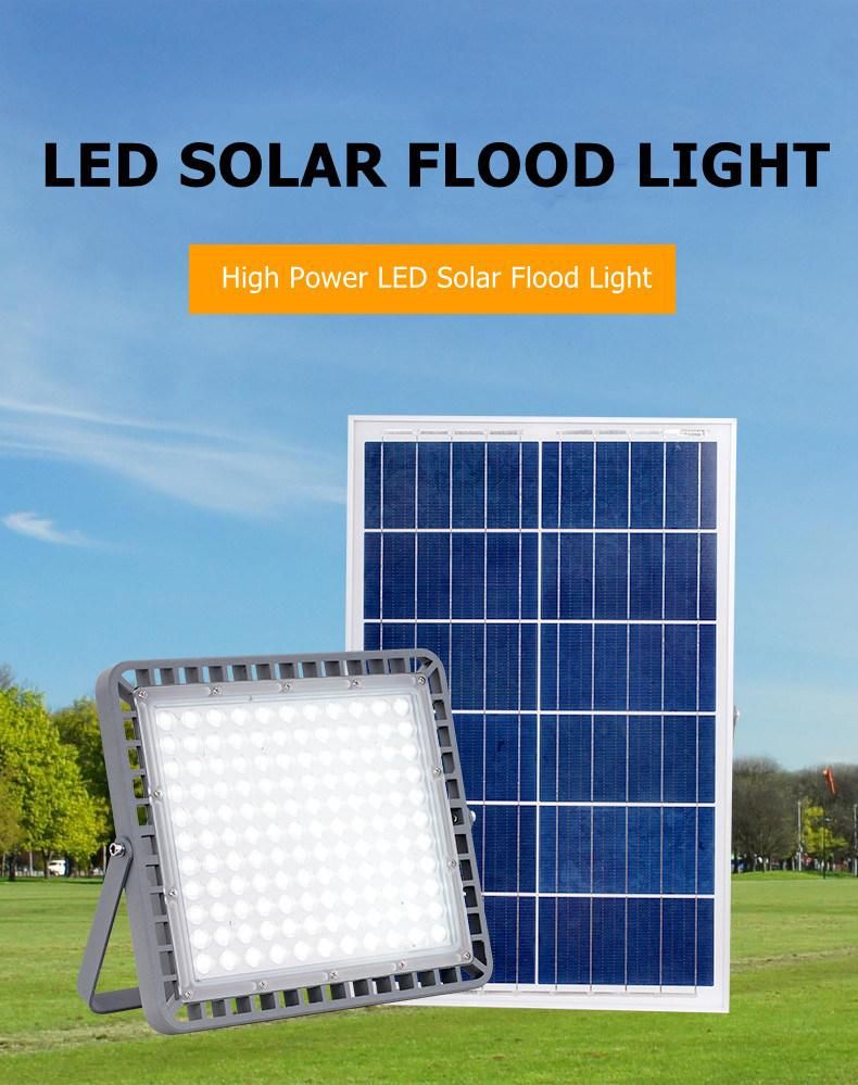 Outdoor Optical Sensor 300W LED Solar Flood Light for Garden