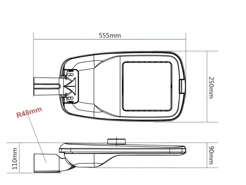 Outdoor Adjustable Cheap Solar 60W LED Street Light with TUV Ce& RoHS SAA CB Approval