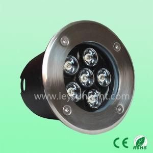 6W Recessed Outdoor Waterproof LED Underground Deck Light for Step and Park Decoration