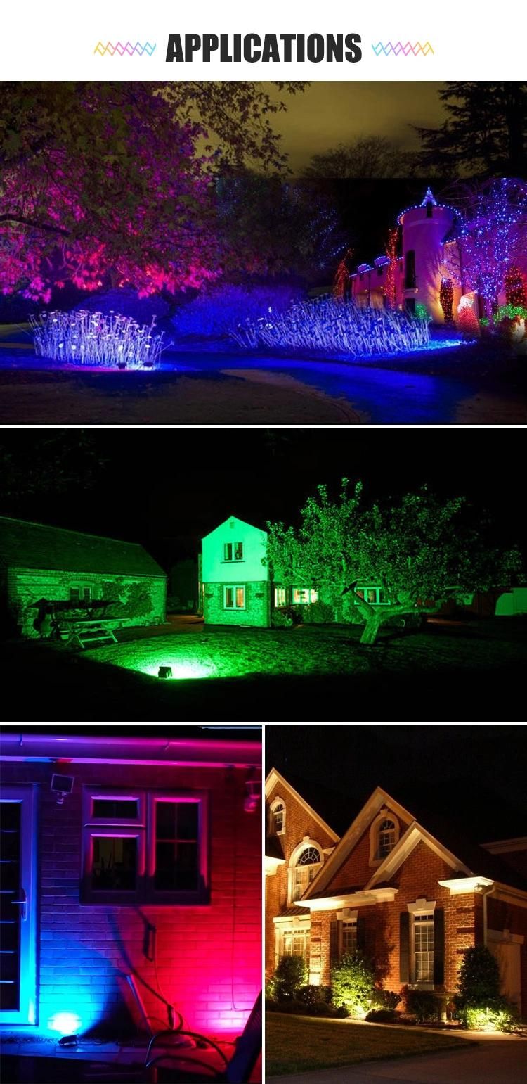 Wireless Color Changing Smart Flood Light Landscape Lighting
