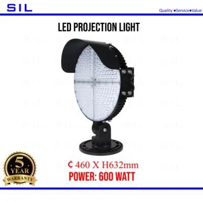 600W Projectors Tennis Court Sports Football Soccer Stadium Miniature High Mast LED Flood Light