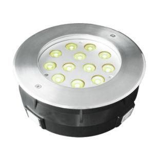 IP67 12X3w Super Bright RGB 3in1 LED Inground Lamp with CE RoHS