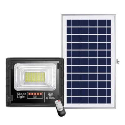 Jd Super Bright IP67 Waterproof Outdoor Aluminum Lamp Solar Flood Light with Power Display 60W