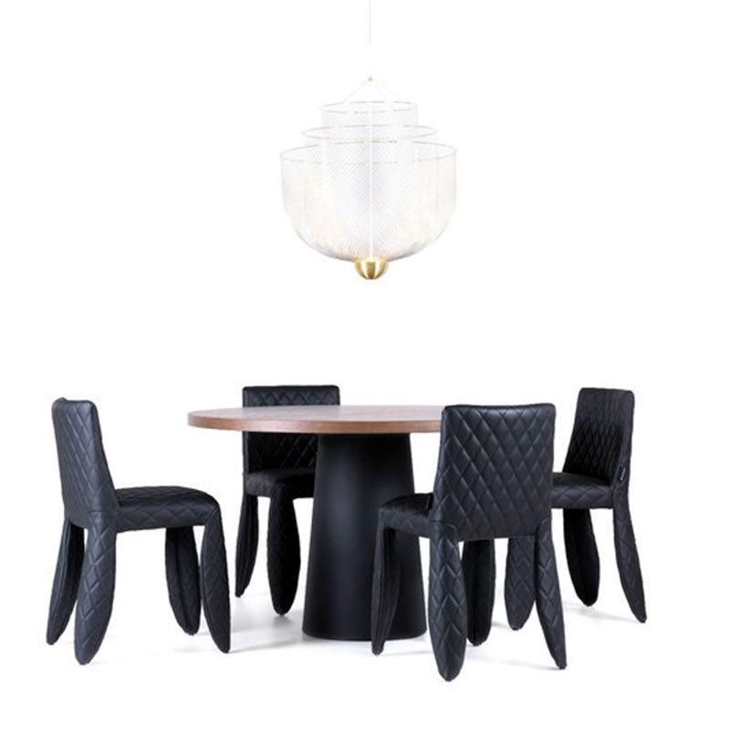 2022 Modern Iron Mesh LED Pendant Lamp Brass Chrome Hanging Ceiling Lighting Chandelier Pendant Light