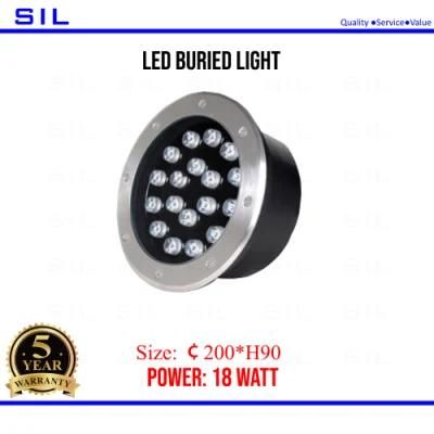 LED Wall Spot Light 18W RGB DMX512 Controlled Underground Light Buried Lamp