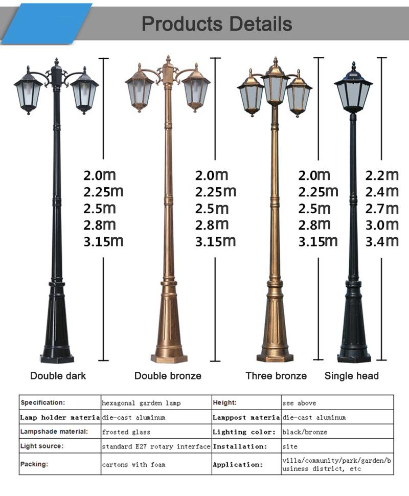 High Power LED IP65 Outdoor Garden Street Light Landscape Garden Lawn Patio Torch Multi-Purpose Light