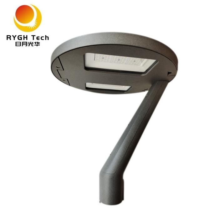 Rygh 50W LED Single Arm Post Top Architectural Area Parking Lot Lights