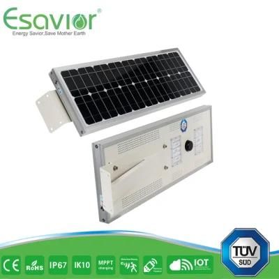 Esavior Microwave Radar&PIR&Timing as Optional 30W Solar Street Lights