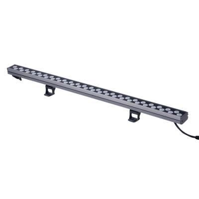 DMX 512 IP65 Waterproof Outdoor Exterior Recessed Architectural Building House Hotel Facade RGB RGBW Linear Wall Washer