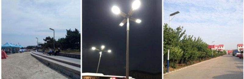 Smart Motion Sensor Outdoor Waterproof IP65 Integrated All in One LED Solar Street Light 50W 80W 100W