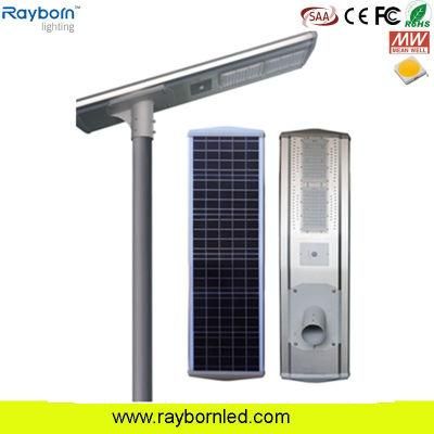 Solar Powered Energy Saving All in One Integrated Outdoor Lighting Fixture 50W 80W 100W Solar LED Street Light