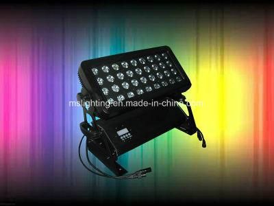 36*18W Rgbwauv 6in1 Multi-Color LED Wall Washer Light /LED Flood Light Waterproof IP 65