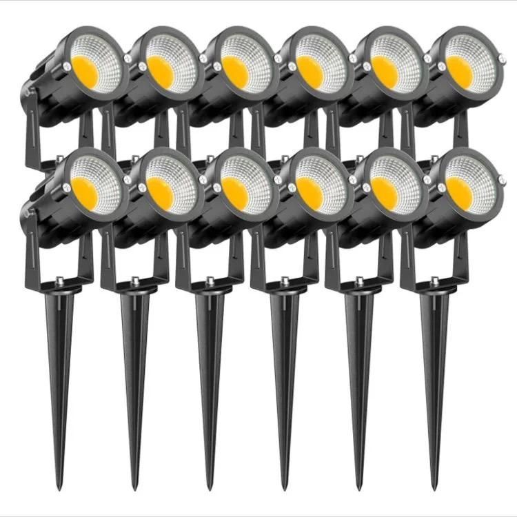 Super Bright Waterproof LED Spike Garden Spotlights