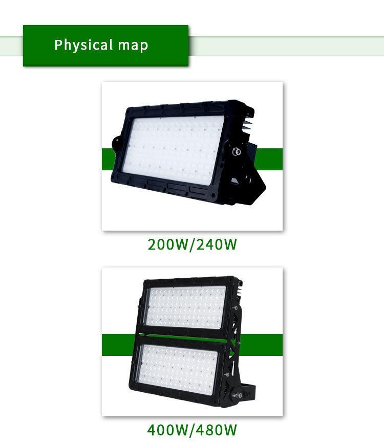 Super Bright High Mast Light SMD5050 Dimmable 800W LED Flood Light