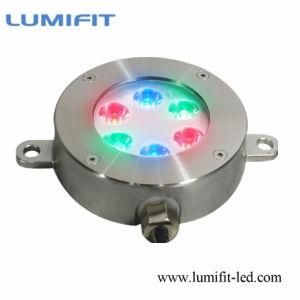 Factory Low Price High Quality IP68 LED Underwater Lamps 6X1w 6X2w 6X3w