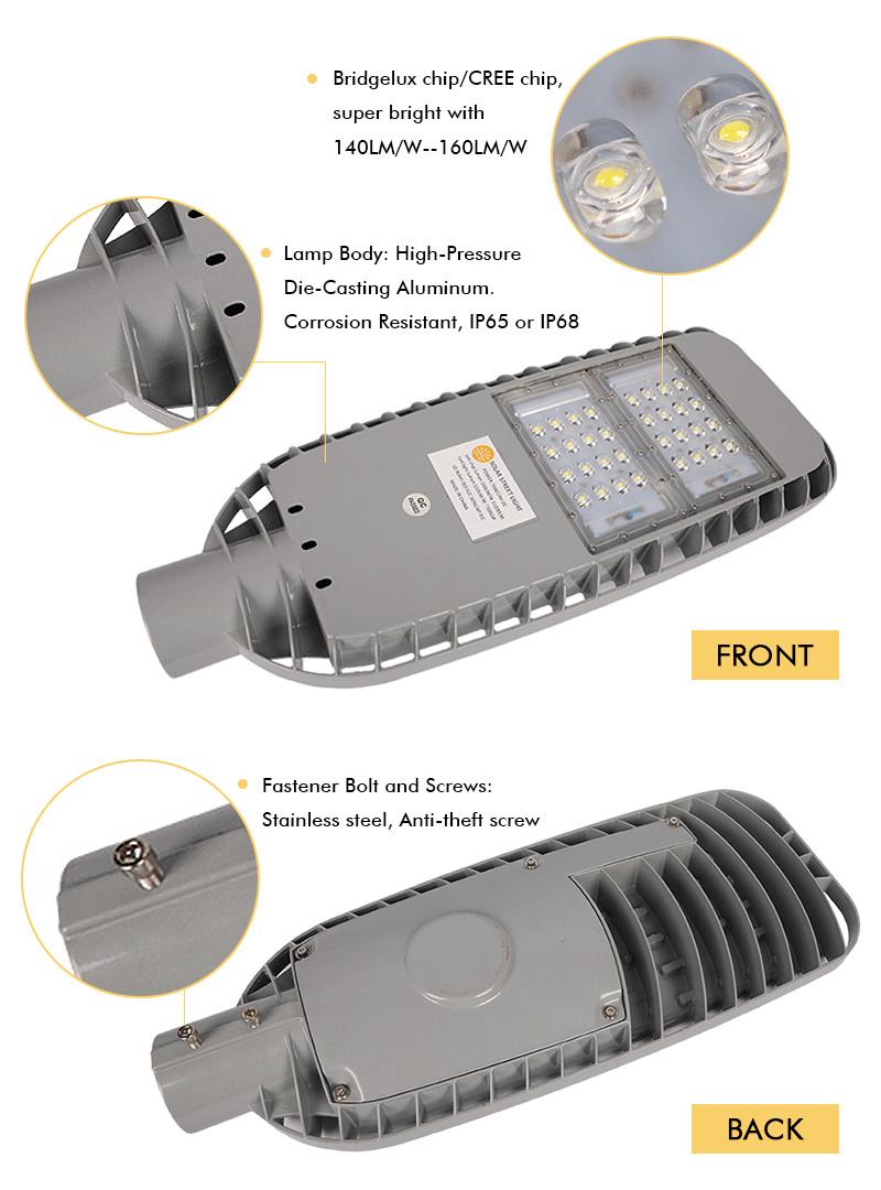 China Factory LED Street Light IP67 Good Quality LED Street Light for Road Project