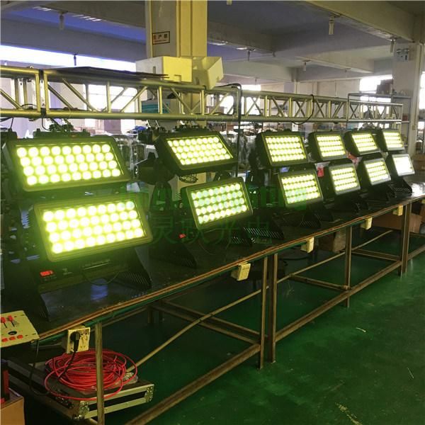 72PCS RGBW DMX Outdoor Stage City Color LED 10W