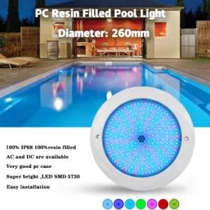 24watt RGB Resin Filled LED Pool Light with Two Years Warranty
