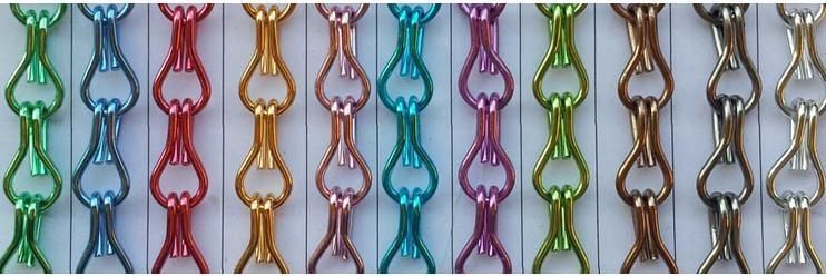 Various of Patterns Chain Link Curtain for Lamp Decoration