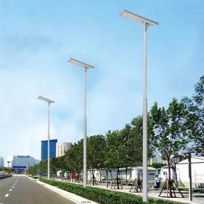 High 60W Solar Panel Efficiency All in One Solar Street Light