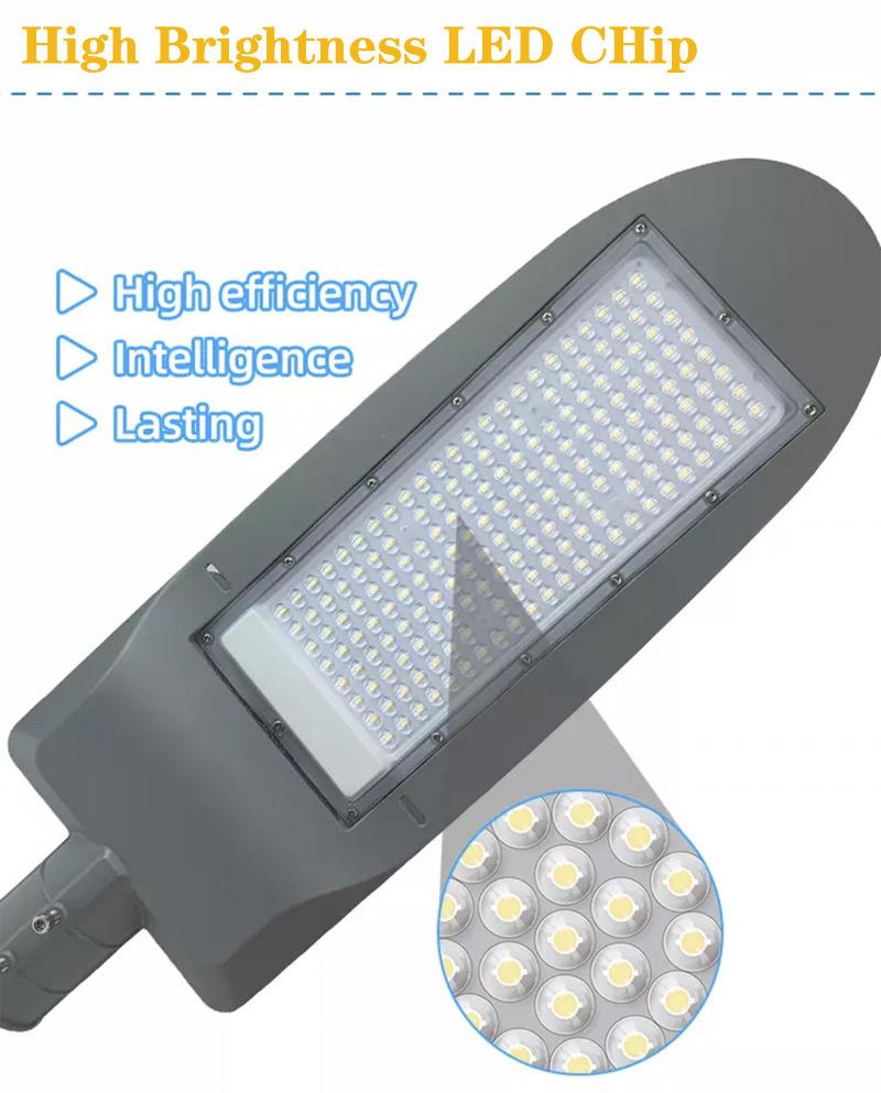 China Manufacturer Motion Sensor Intelligence Waterproof CE RoHS SMD3030 Lens Outdoor Highway LED Streetlight