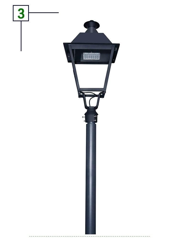 2020 New Design IP66 Outdoor LED Garden Lights Decorative Post Garden LED Lamp