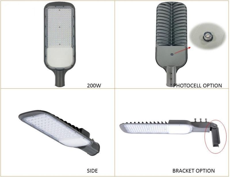 Energy Saving 110-120lm/W SPD 6kv SMD3030 100W LED Street Light