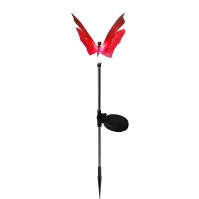 Outdoor LED Solar Butterfly Lamp Waterproof Garden Landscape Lawn Light