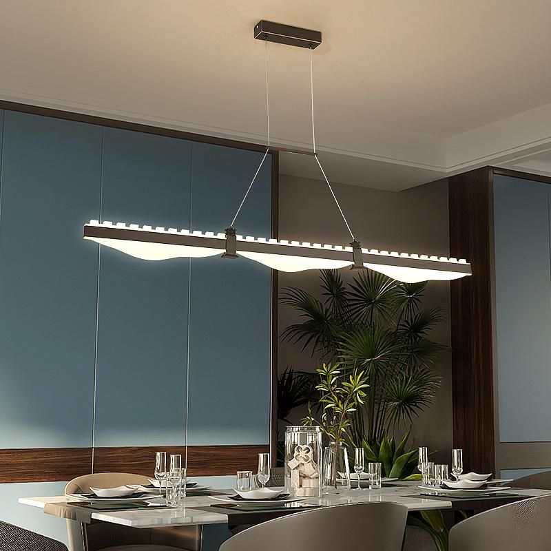 2022 LED Pendant Light Modern Chandelier Lighting 2 Rings Adjustable Ceiling Pendant Light