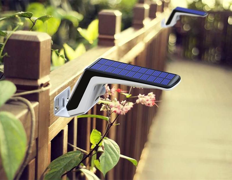 LED Solar PIR Motion Sensor Wall Light Outdoor Gardens Lamp
